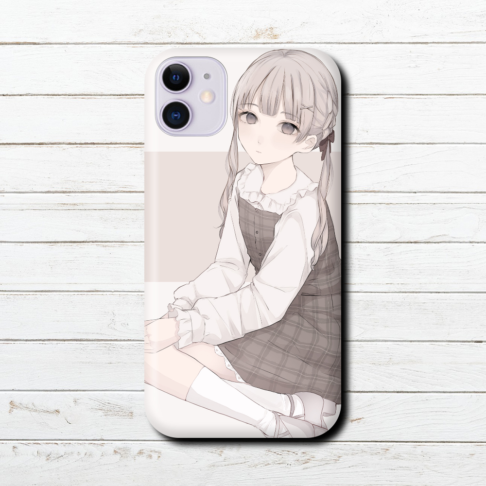 Iphoneケース スマホケース イラスト 女の子 エモい Iphone12 Pro Max Xperia10 おしゃれ 病みかわいい 人気 イラストレーター 絵師 クリエイター 個性的 Android アンドロイド ケース タイトル つるせ Pattern42 作 つるせ Iphoneケース Tシャツ メンズ