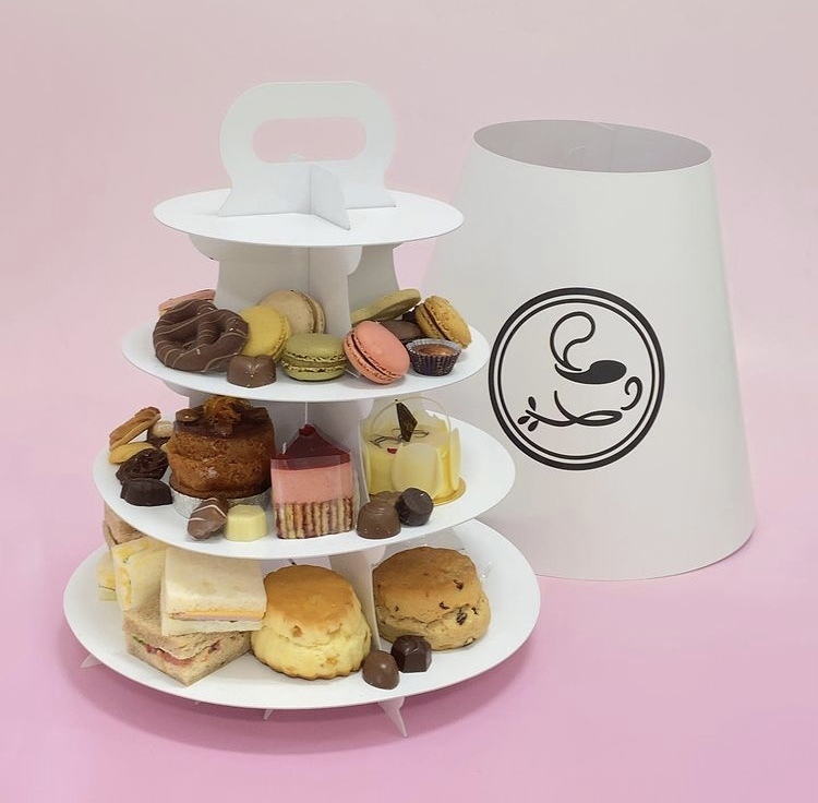 アフタヌーンティー テイクアウト用ケーキスタンド 大ロットお問い合わせ窓口 東京チャネルデザイン パッケージ ディスプレイのお店