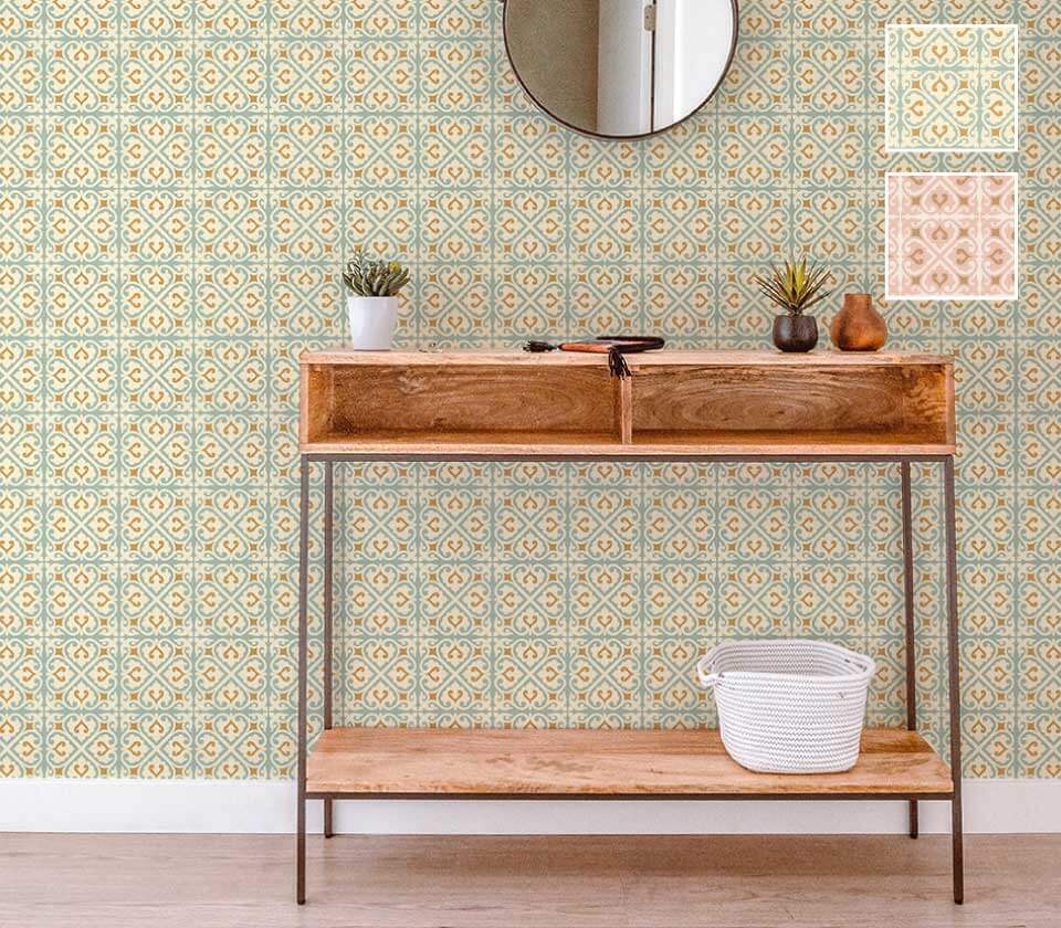 シール壁紙 Tl 003 クラシック Wearll ウェアル 貼ってはがせるシール壁紙