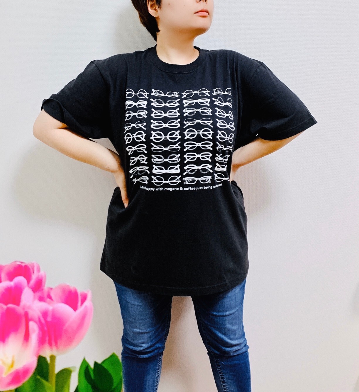 Oniメガネtシャツ メガネcafe