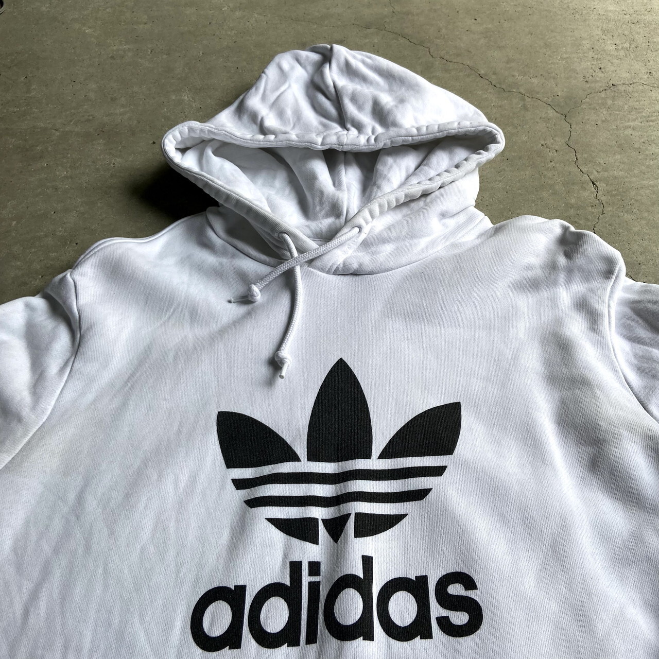 即納 大特価 古着 アディダス トレフォイル フロント 刺繍ロゴ プルオーバー パーカー パーカー Www Williamssound Com