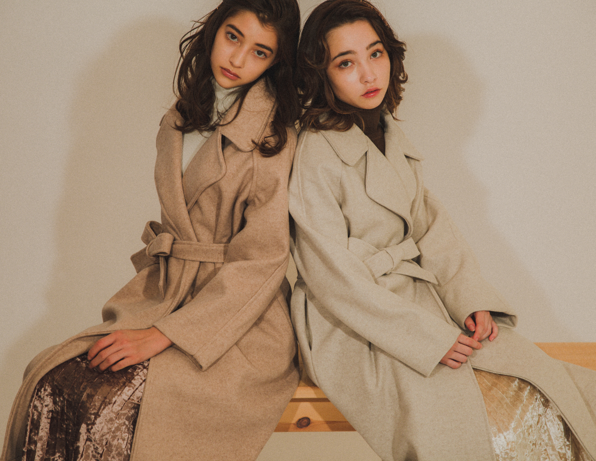 ウールガウンコート Tm0476 Teddymoon