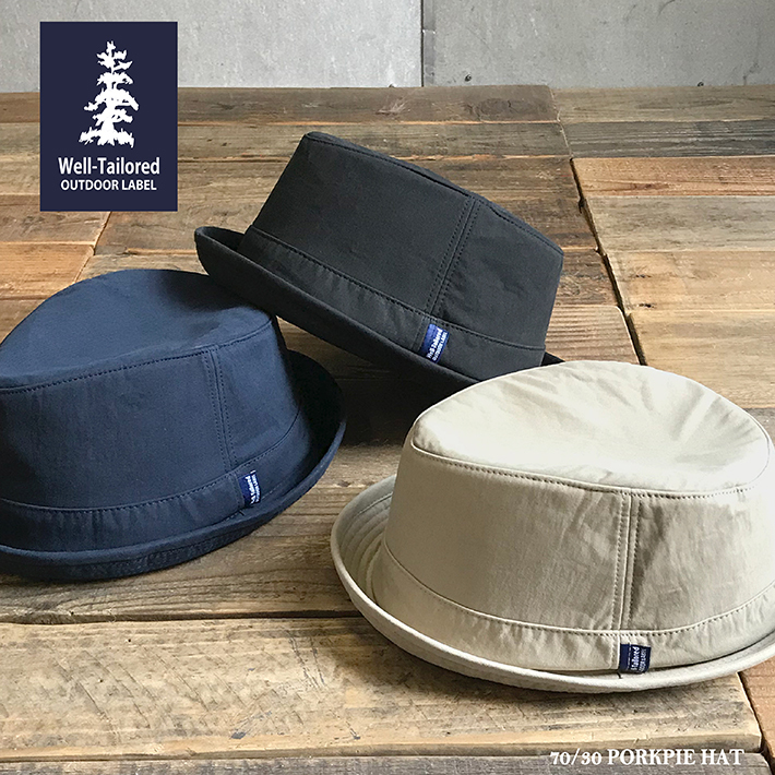 Well Tailored Outdoor Label ウェルテイラードアウトドアレーベル 70 30 Porkpie Hat Wo 2105 ポークパイハット 帽子 アウトドア キャンプ レディース メンズ ブランド Have A Nice Time Store