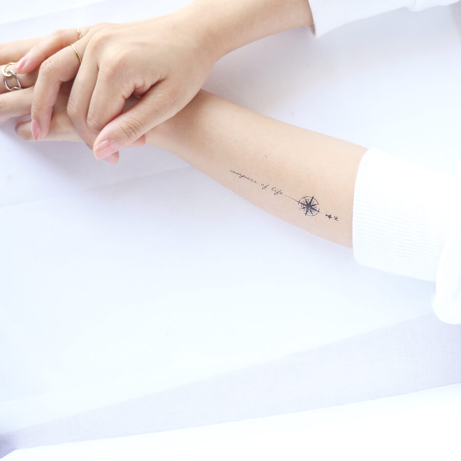 Compass タトゥーシール 感性デザイン Base Mag
