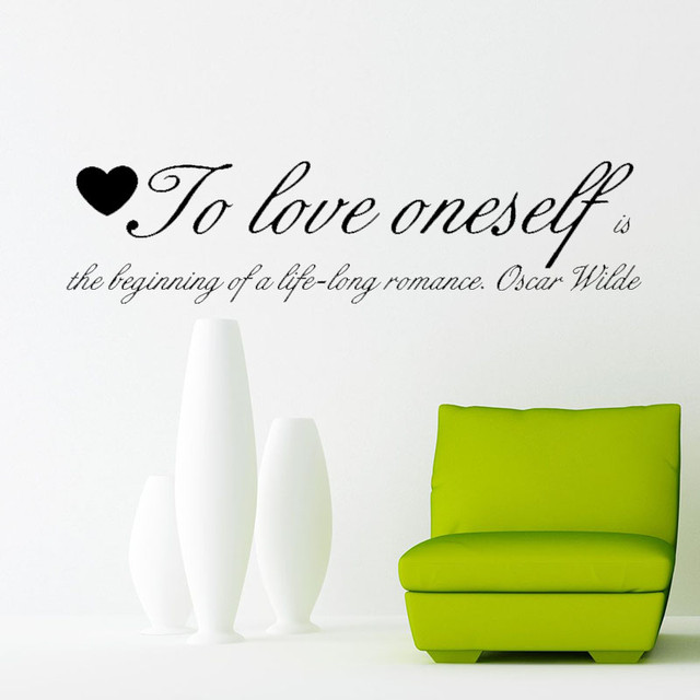 童話作品やサロメで有名なオスカーワイルドの名言シール 壁紙用のウォールステッカーデコ Base Mag