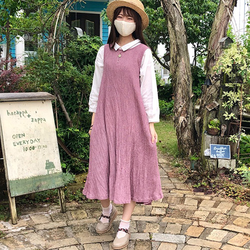 湿気や汗のベタベタとサヨナラ 涼感を感じる生地で 夏のお出かけにもぴったりなワンピース Base Mag