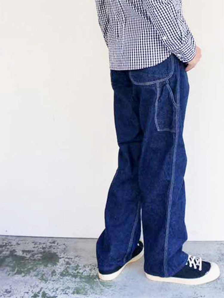 経年変化が楽しめる 何年経っても穿き続けたいorslowの ペインターパンツ Base Mag