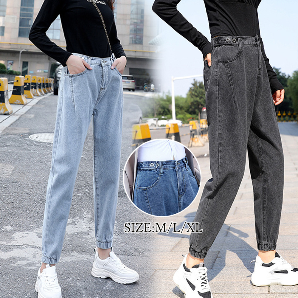 デニムパンツ レディース ハイウエスト おしゃれストレートズボン 九分丈 カジュアル ボトムス Base Mag