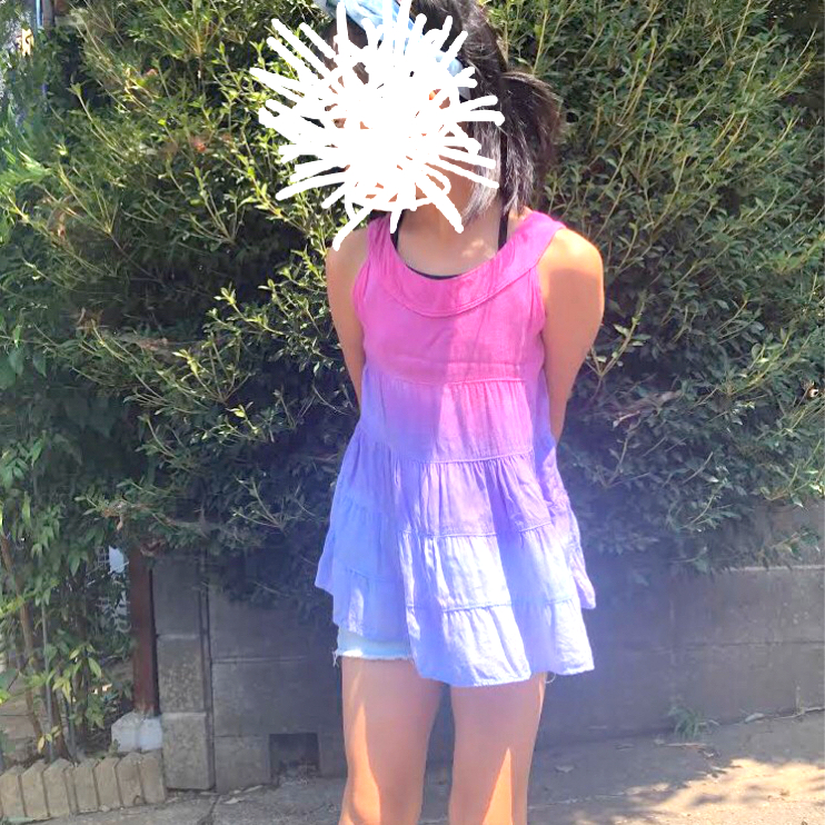 夏に映えるタイダイ染めのキッズ用ワンピース チュニック Base Mag