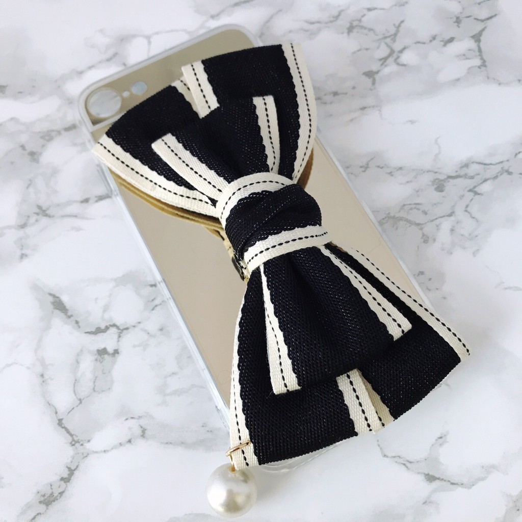 大人かわいい大きめのリボンがお洒落すぎる Iphoneケース Base Mag