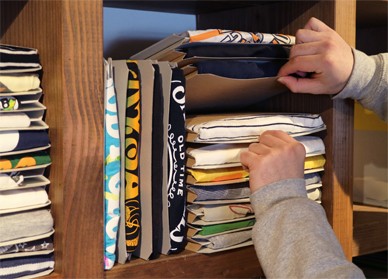 Tシャツの収納をもっとコレクティブにスマートに Base Mag