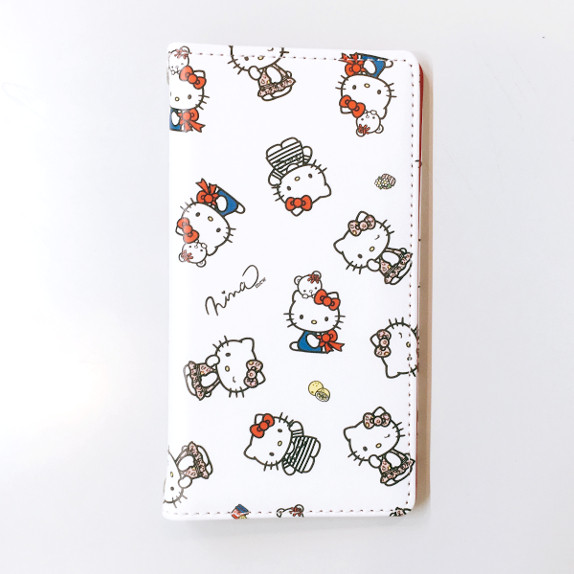 Ninamew Hellokittyコラボ ハローキティ総柄のマルチiphoneケース Base Mag Ninamew Hellokittyコラボ ハローキティ総柄のマルチiphoneケース Base Mag