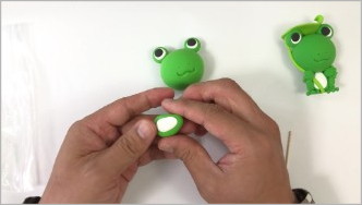 ねんどで かわいいカエルさんを作ってみよう 体 仕上げ編 Base Mag