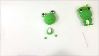 ねんどで かわいいカエルさんを作ってみよう 体 仕上げ編 Base Mag