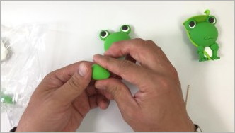 ねんどで かわいいカエルさんを作ってみよう 体 仕上げ編 Base Mag