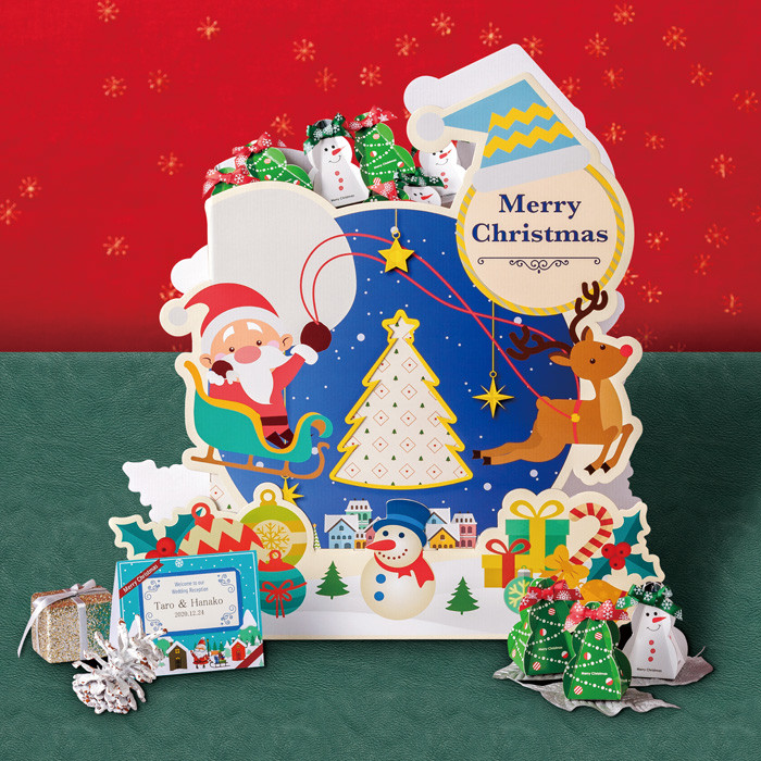 クリスマスウェディングにオススメ サンタのプチギフト36個セット Base Mag