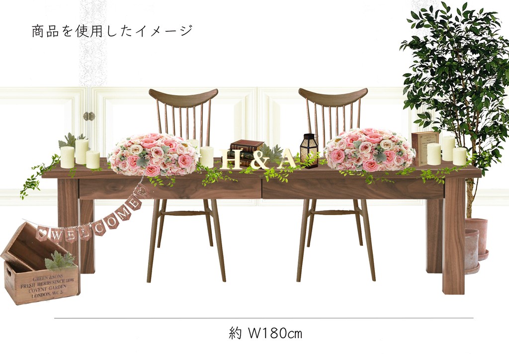 披露宴 ２次会の会場装花 メインテーブル を華やかにするフェイクのお花 節約術 base mag
