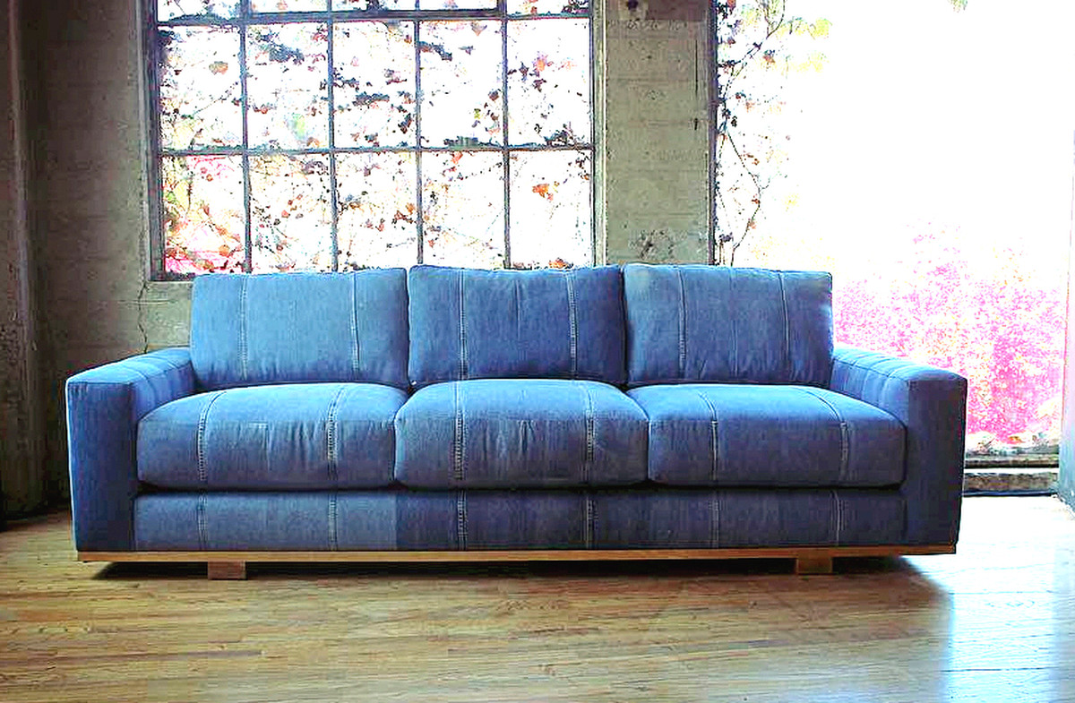 Shelter Half Denim Sofa シェルターハーフデニムソファ Made in USA cazaru カザル