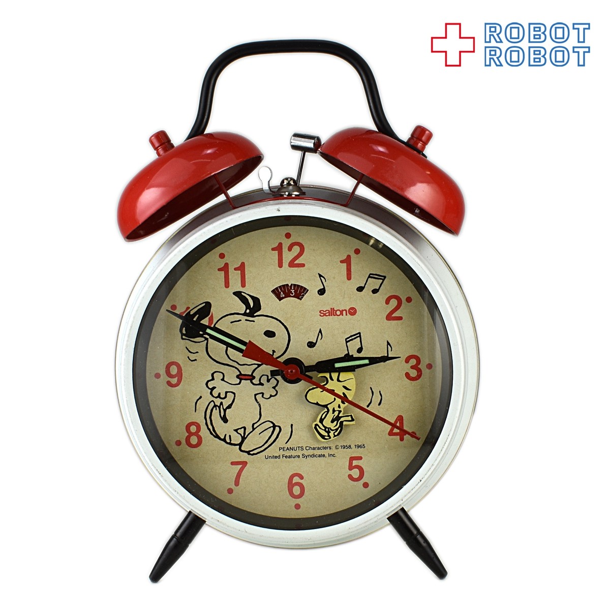 Salton スヌーピー Rock Around The Clock 目覚まし時計 Robotrobot