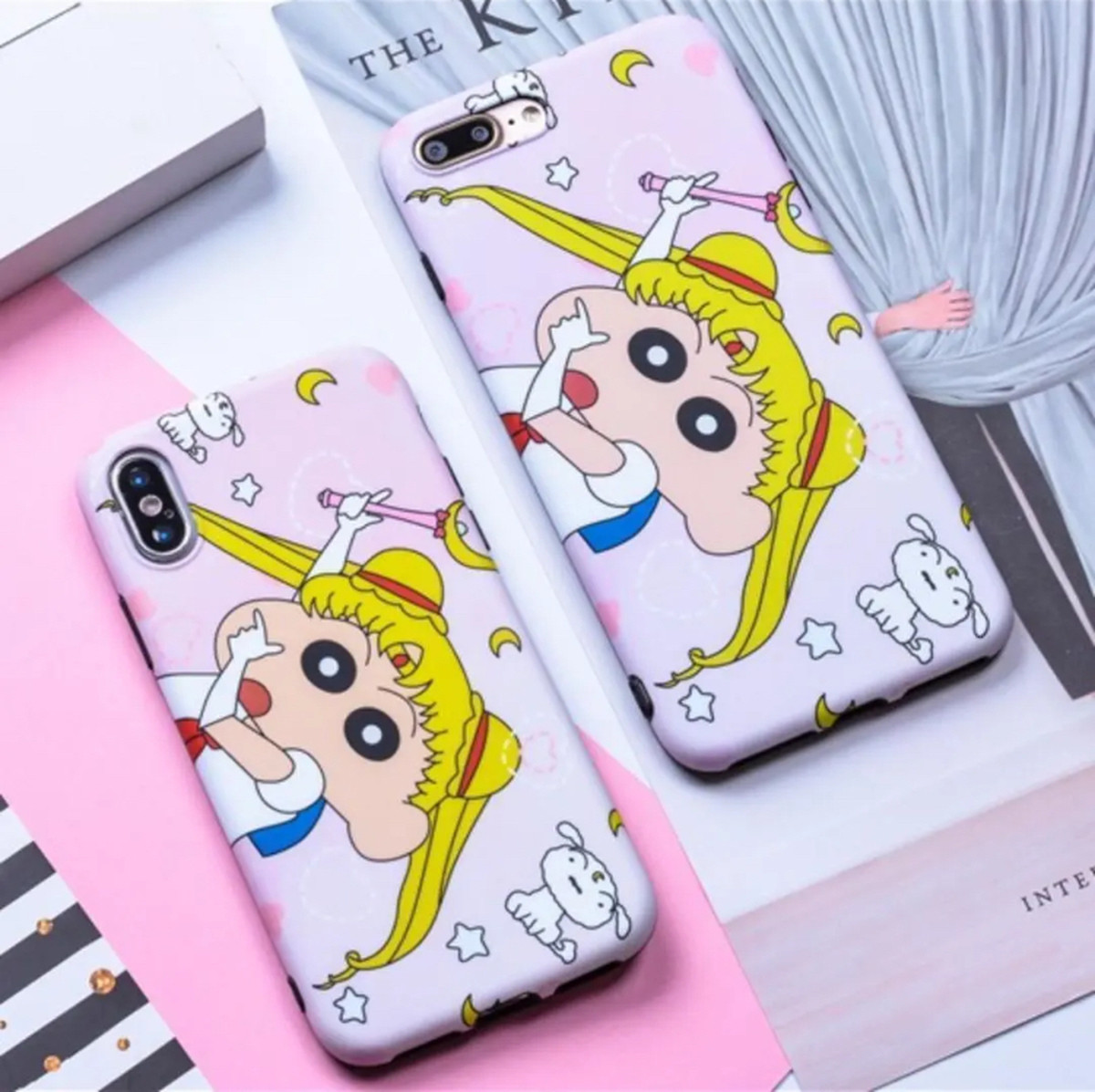 クレヨンしんちゃん セーラームーン ケース Iphone Smart Heave