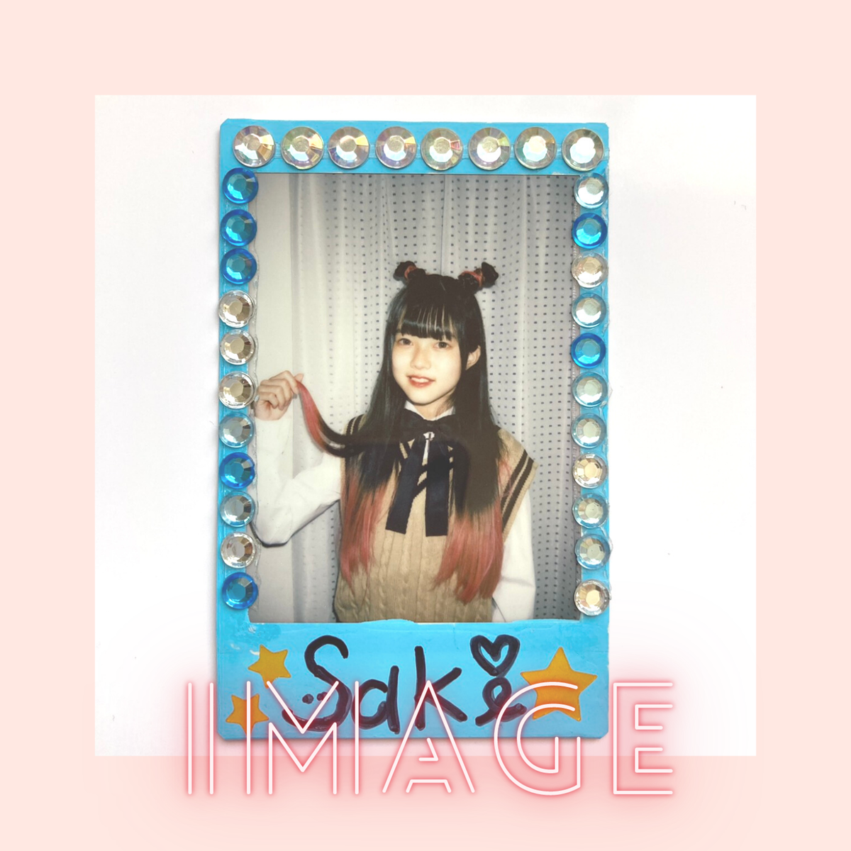 荒井彩綺 7月のデコチェキ 制服ver N Grace Shop
