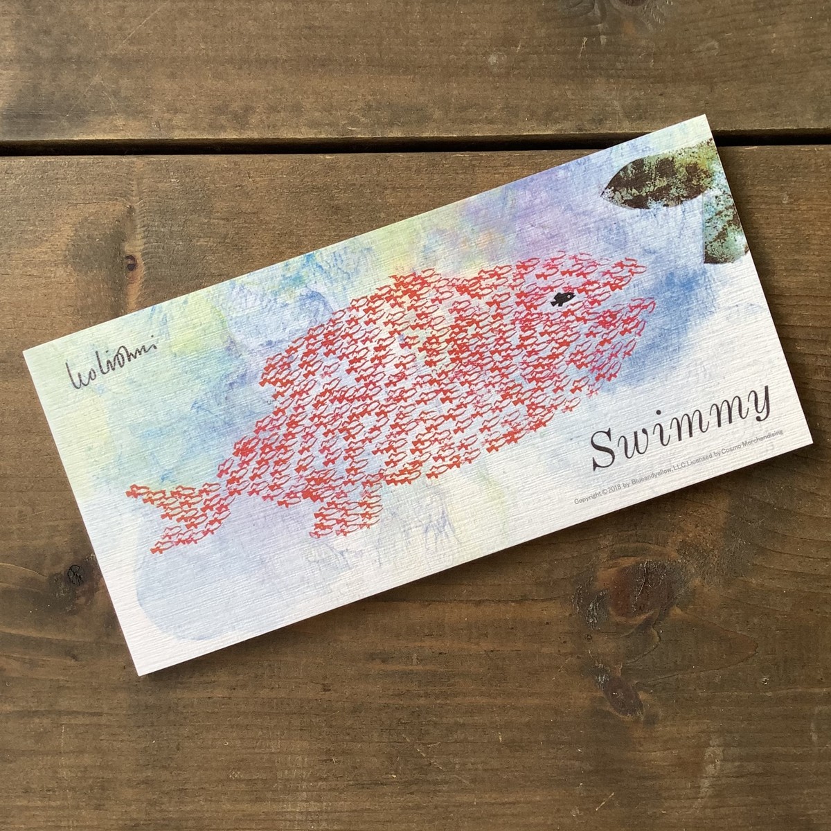 レオ レオ二 一筆箋 Swimmy Polka