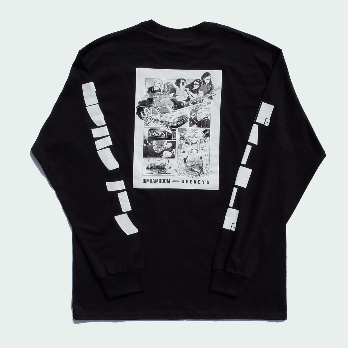 受注生産 Bimbamboom Meets Deeney S Long Sleeved Manga T Shirt ディーニーズブラック Bimbamboom