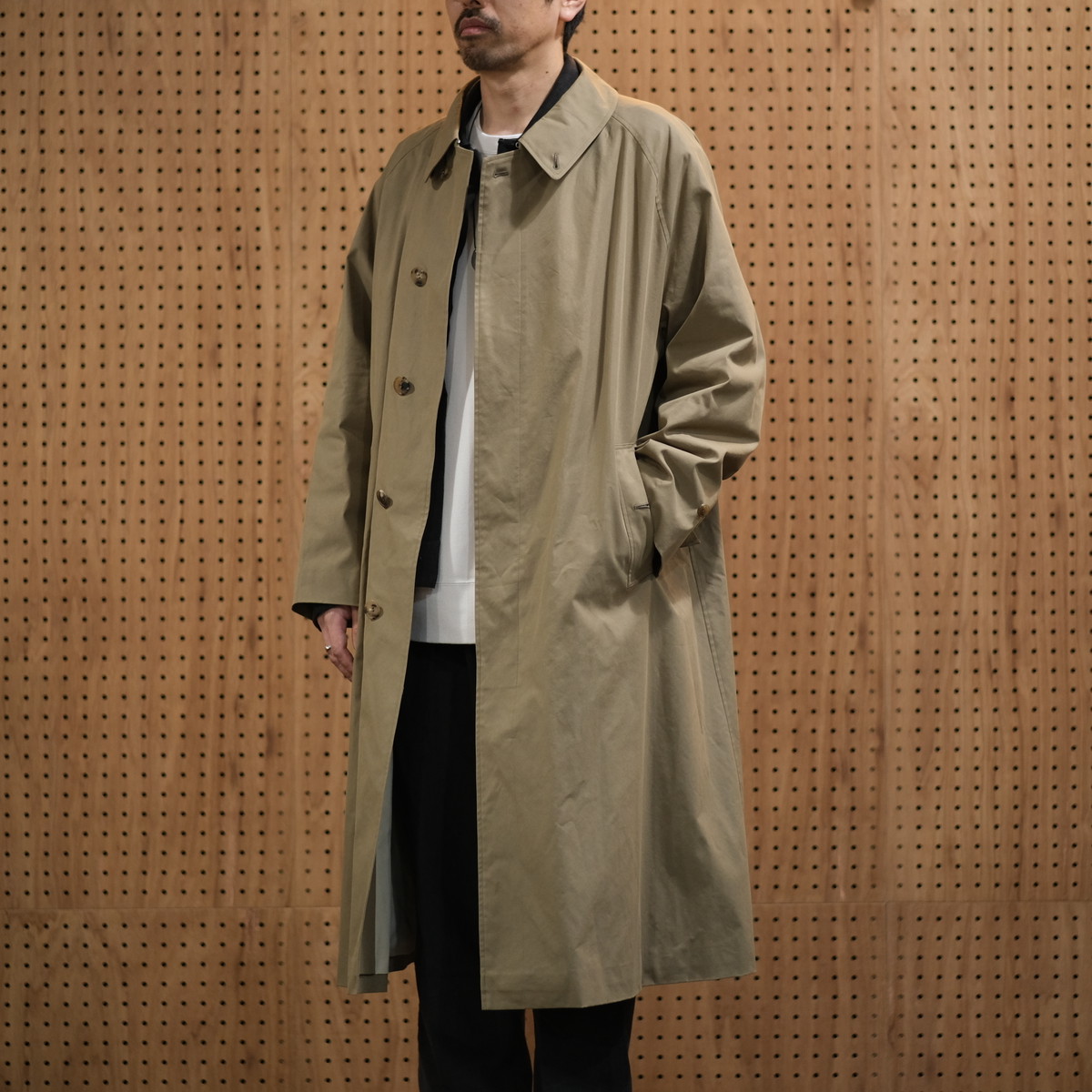 BAL COLLAR COAT ステンカラーコート