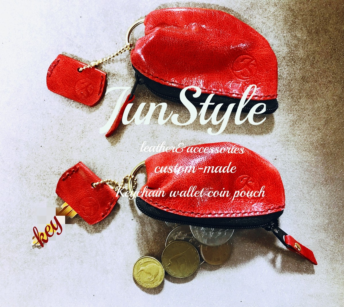 風水師のkeyコインケース 運気アップ 風水オーダーメイドのレザーブレスレット専門店junstyle