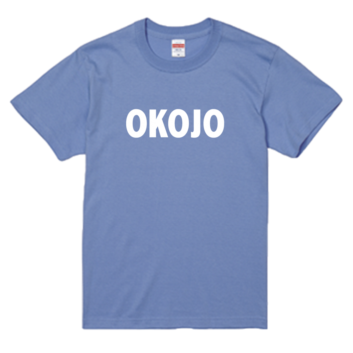 New ロゴtシャツ おしゃれブルー Okojo Web Shop