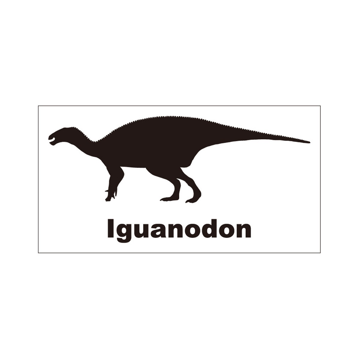 恐竜ステッカー イグアノドン Puikko