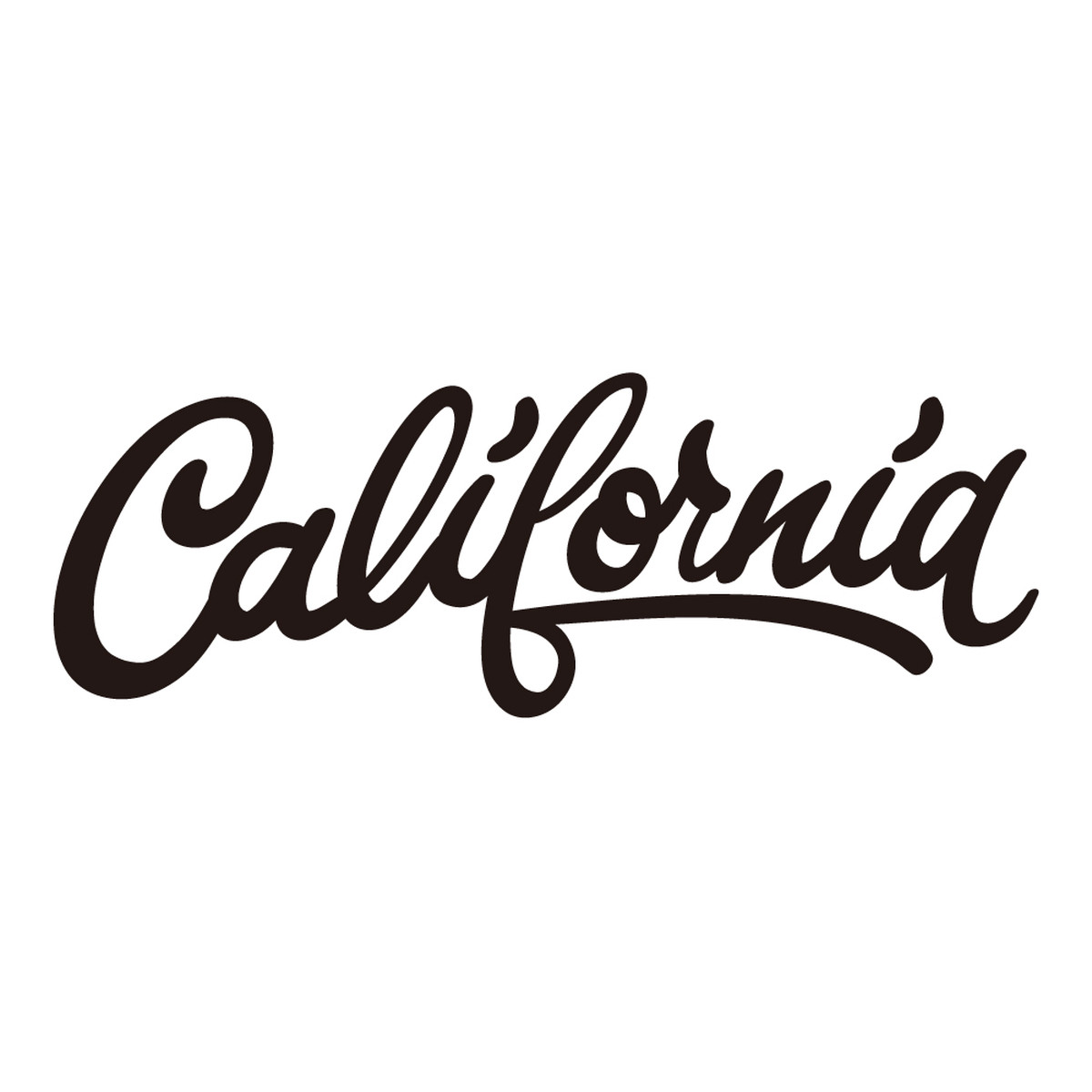 限定 California ブラック 001 カッティングステッカー California Market Center アメリカンステッカー スーツケース シール Y Market