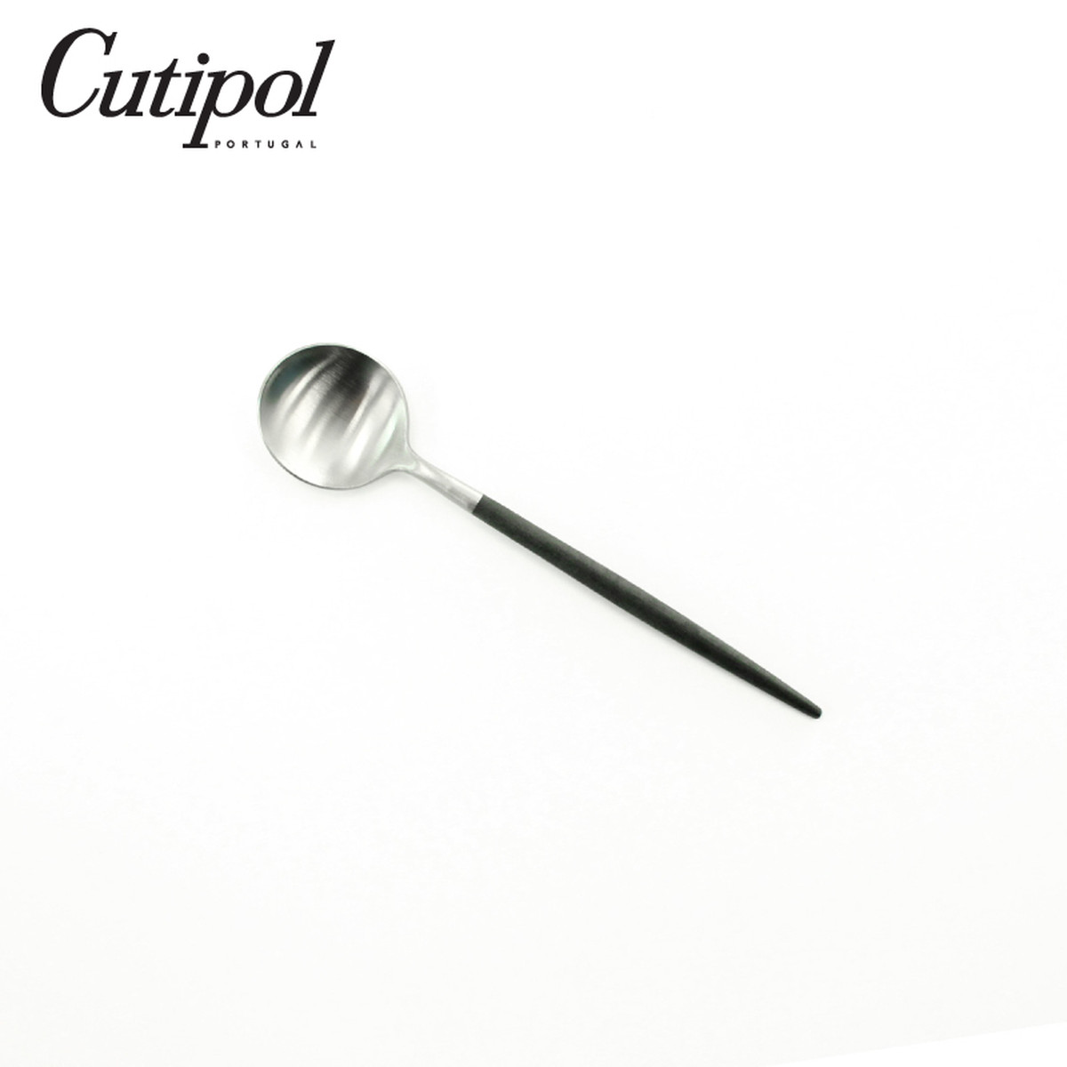 クチポール Cutipol Goa ゴア コーヒー ティー スプーン ブラック Spoon Coffee Tea Black Stainless さじ 匙 カトラリー Go11 正規輸入品 メール便送料無料 Smile Leaf