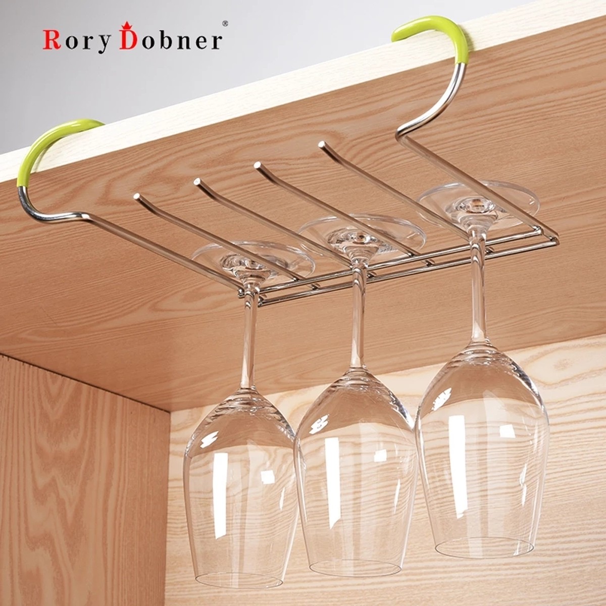 壁に穴を開けずに使える吊りワイングラスホルダー Grow Market こだわりのインテリア ベビー服