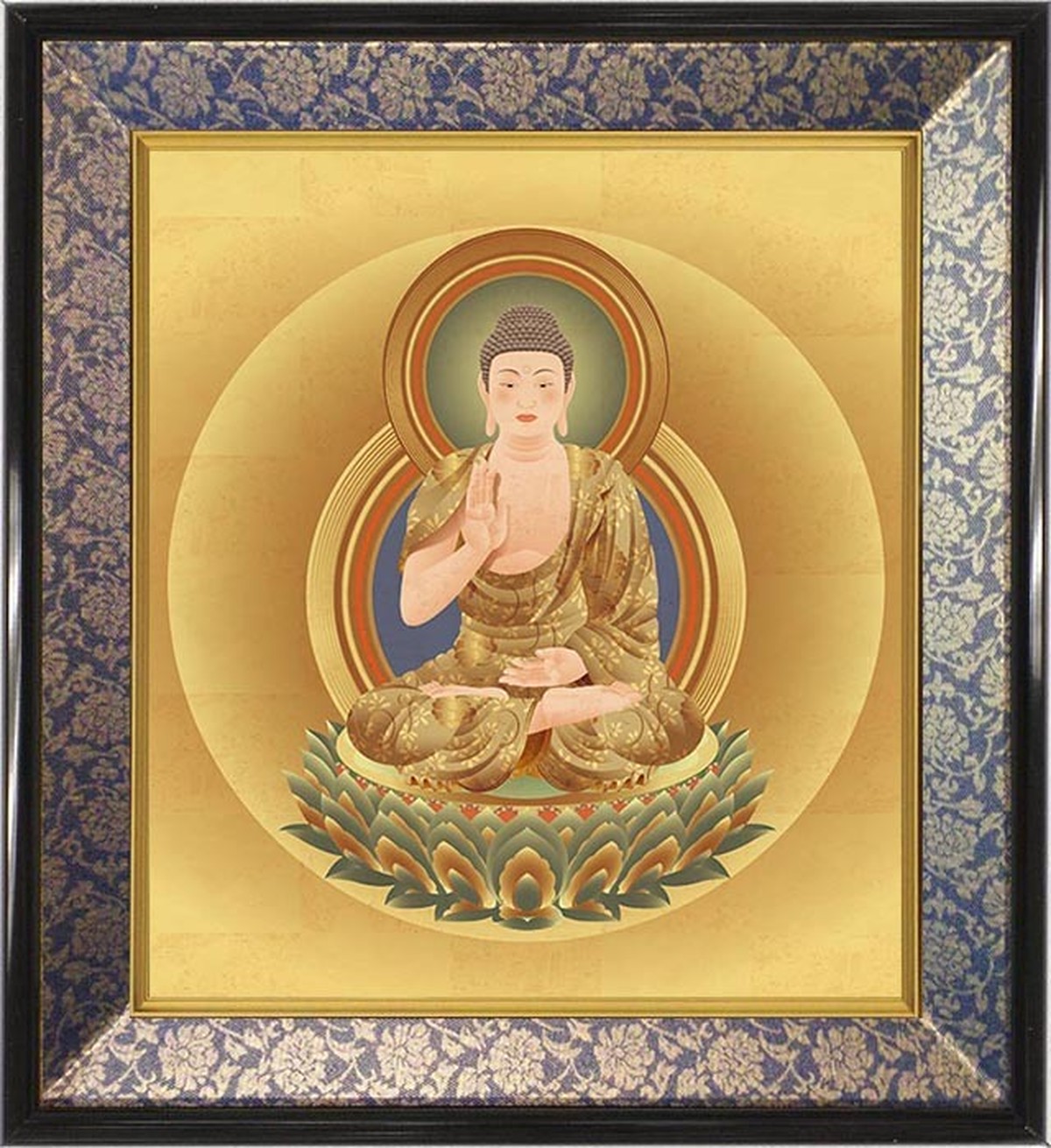 釈迦如来(色紙額) | 復興菩薩とデジタルアート仏画〜松井光雲