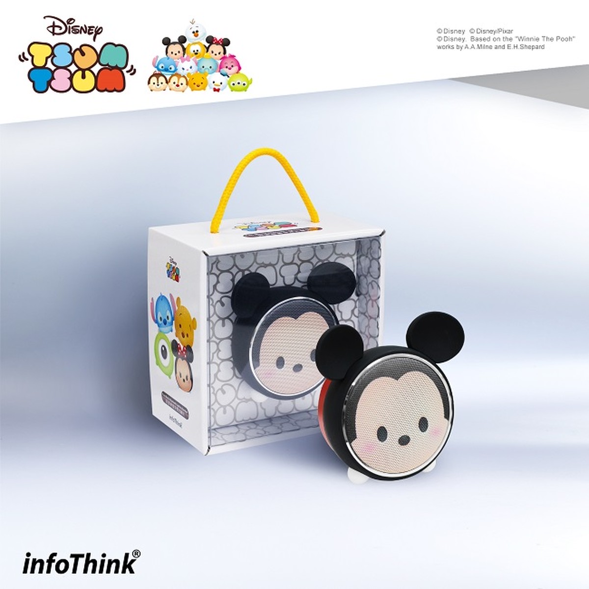 Infothink Bluetoothスピーカー Disney ディズニー ツムツム Ledライト 5v 0 5a ミッキーマウス Bsp100 Mickey E Qualia イークオリア