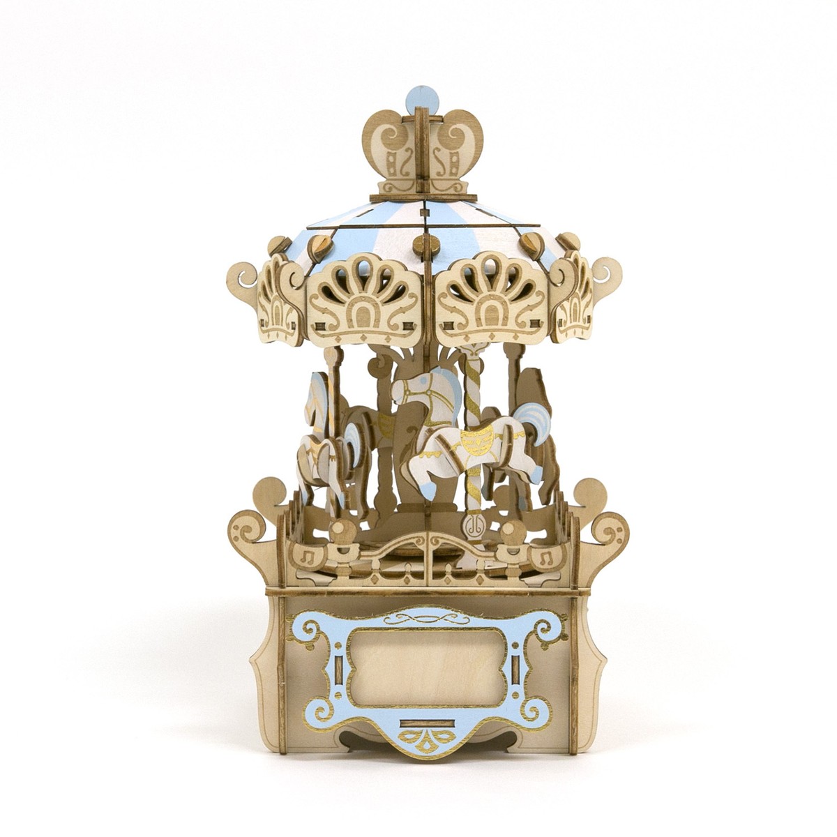 Wooden Art Ki Gu Mi オルゴール メリーゴーランド Takumi多組