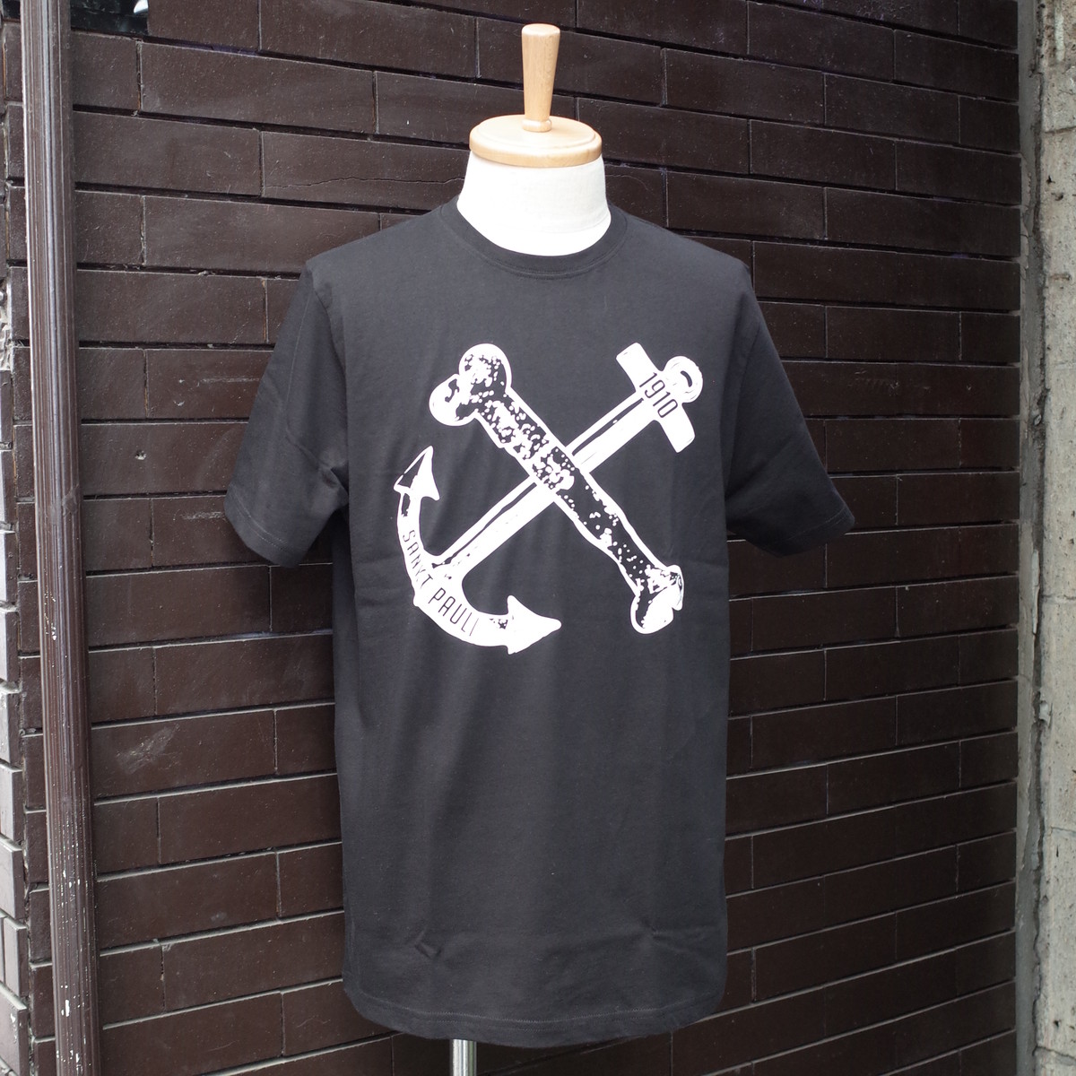 Fc St Pauli Official T Shirt Anchor Print Black Fcザンクトパウリ オフィシャル Tシャツ アンカー プリント ブラック Small Change ヴィンテージ 古着 Smallchange スモールチェンジ