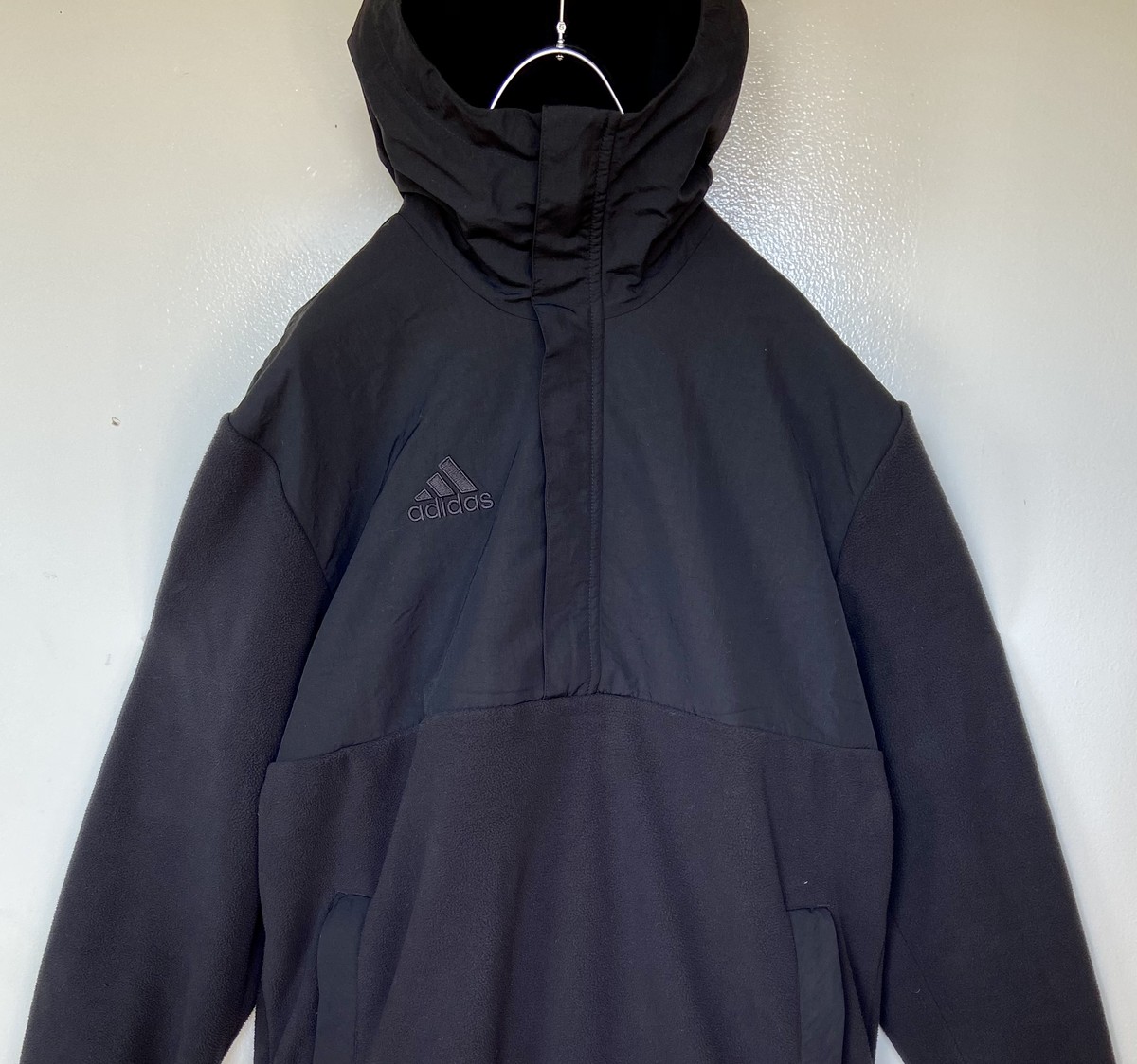 adidas/アディダス フリース アノラックハーフジップパーカー バックロゴ | 【らくふる古着 】 リユース&リメイク専門のオンライン古着SHOP powered by BASE
