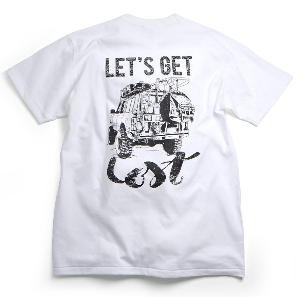 Campsオリジナルtシャツ Let S Get Lost ランドクルーザー80 Camps