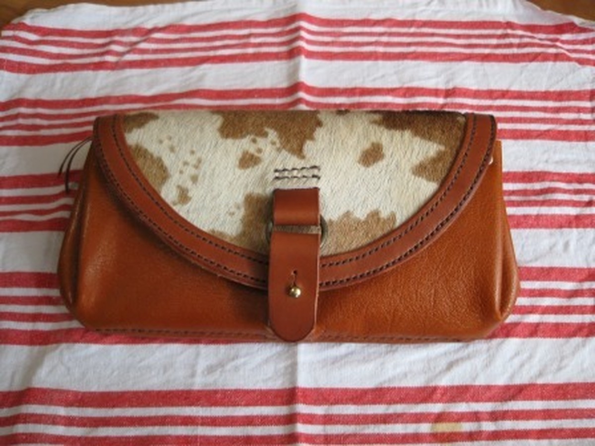 【オーダーメイド制作例】ハラコの長財布 (KA121b1) | 皮革工房凜