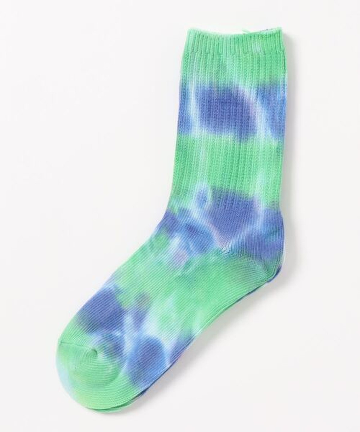 Flowers Socks フラワーズソックス タイダイ ムラ染め ソックス グリーン Rinc 盛岡