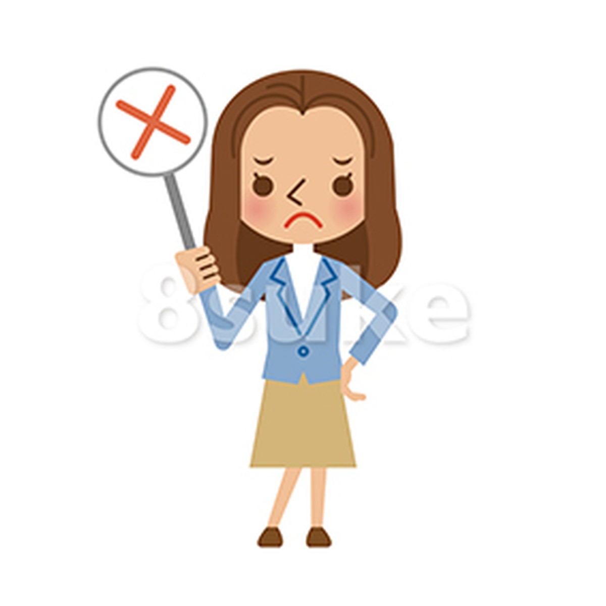 イラスト素材 若い女性のばつ 不正解 Ngイメージ ベクター Jpg 8sukeの人物イラスト屋 かわいいベクター素材のダウンロード販売 イラスト素材 若い女性のばつ 不正解 Ngイメージ ベクター Jpg 8sukeの人物イラスト屋 かわいいベクター素材のダウンロード販売