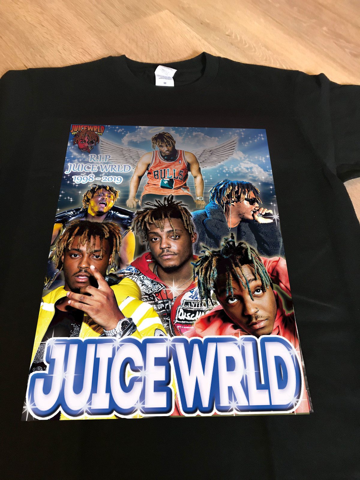 Rip Juicewrld ラッパー追悼tシャツ 早すぎる人気21歳ラッパー 限定商品 Lajapanではオリジナルtシャツ 作成します Hiphop好きからアメ車バイク好き 好きな画像でrapteeを作ります