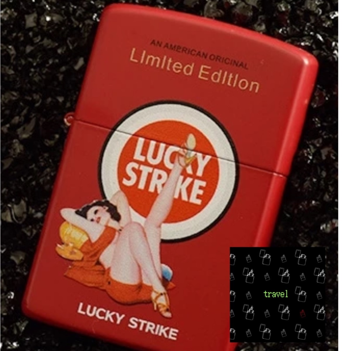 Lucky Strikeオイルライター Travelshop2