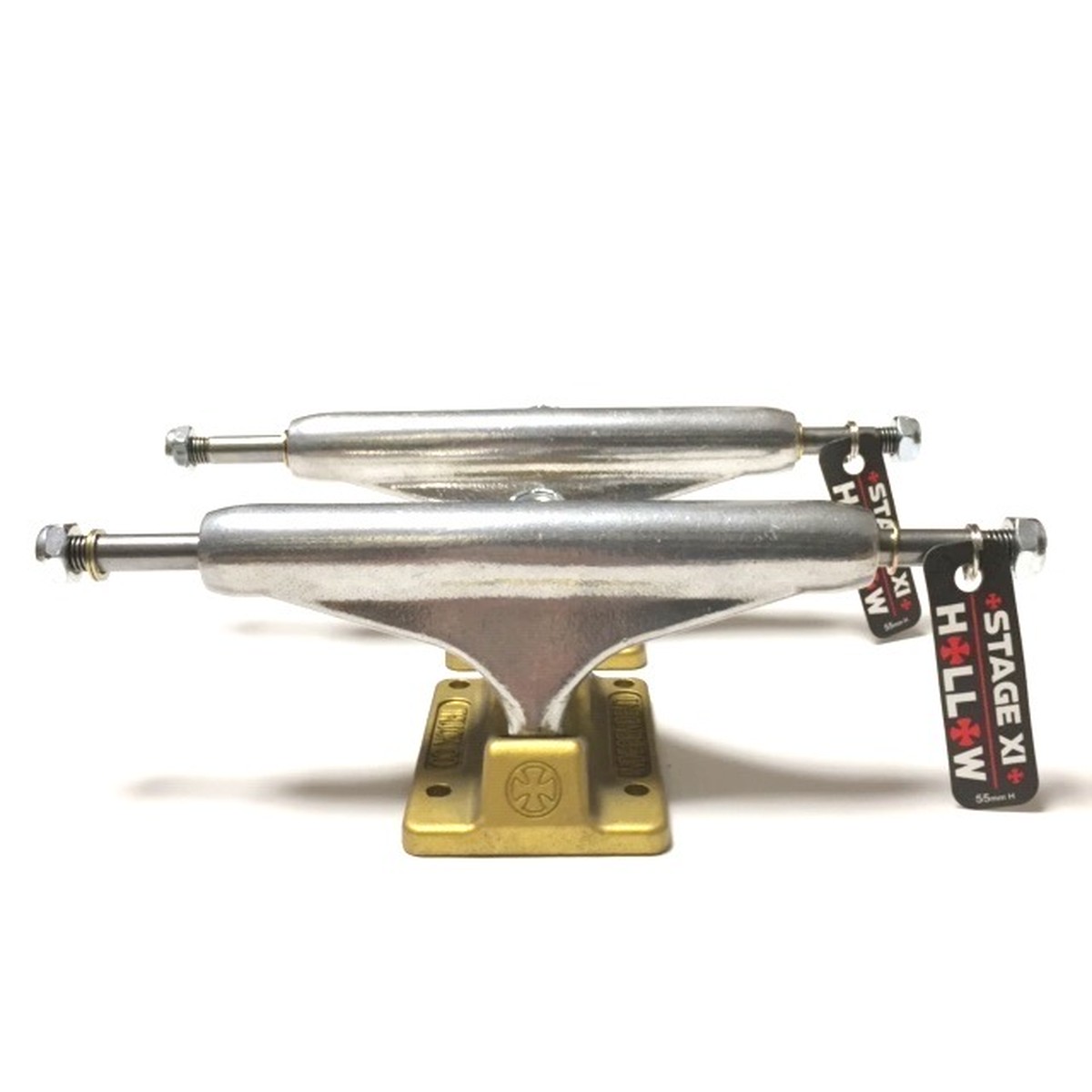 Independent 139mm Anodized Hollow Trucks 8 0 Axle Silver Gold インディペンデント アルマイト ホロー トラック 8インチ シルバー ゴールド Pretzels Skateboard And Culture