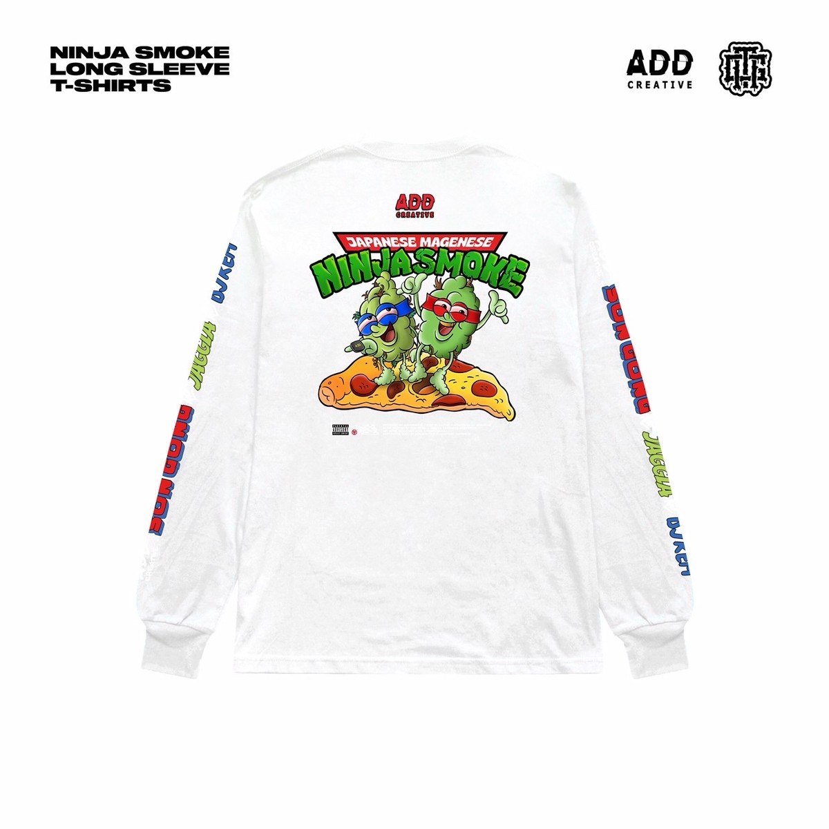 Add Creative ジャパニーズマゲニーズ Ninja Smoke L S Tee Wht Addcreative Official Shop