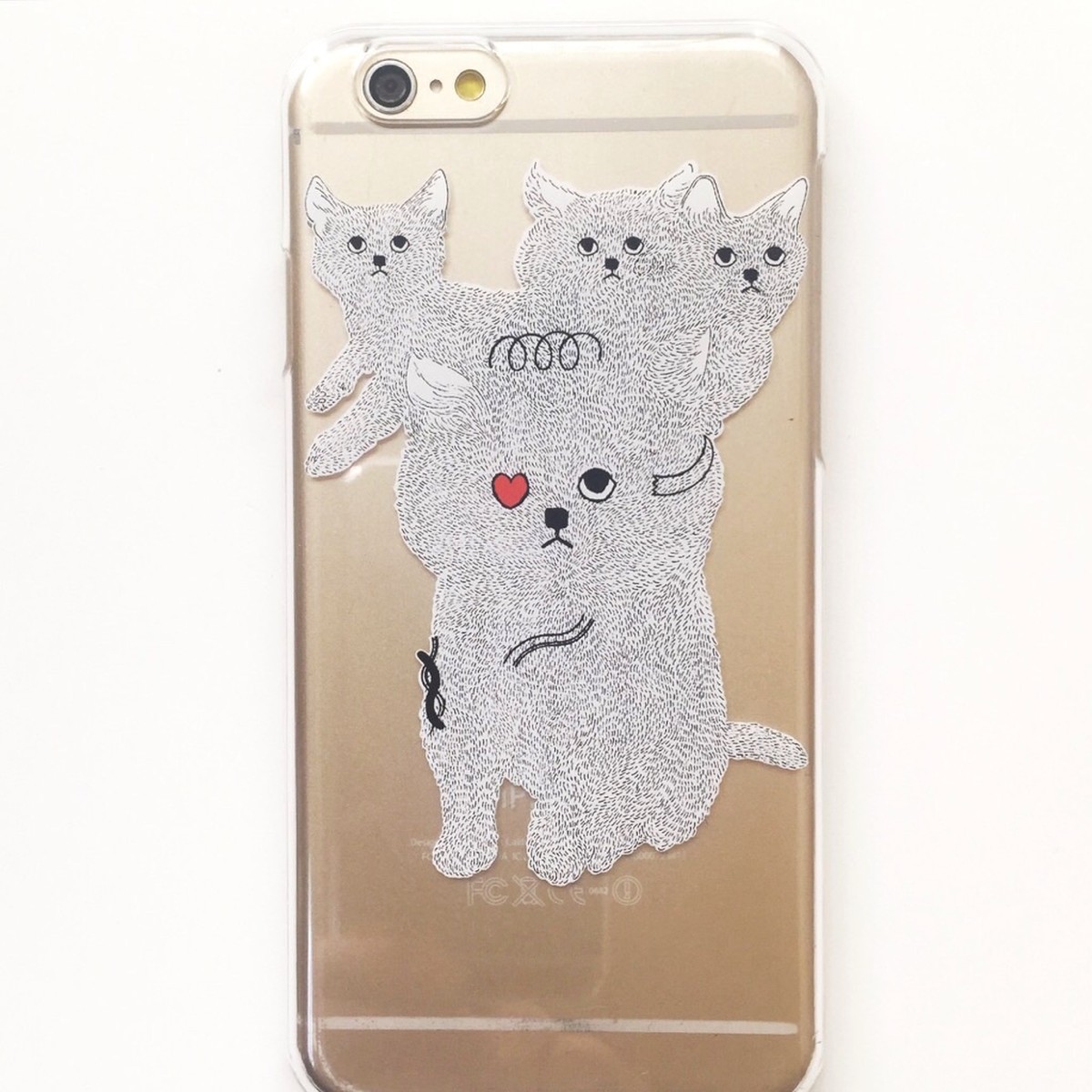 Keora Keora イラストレーターコラボ アクリルiphone6 6sケース Symbiosis Cat Drawing By のりたけたかこ Solmu