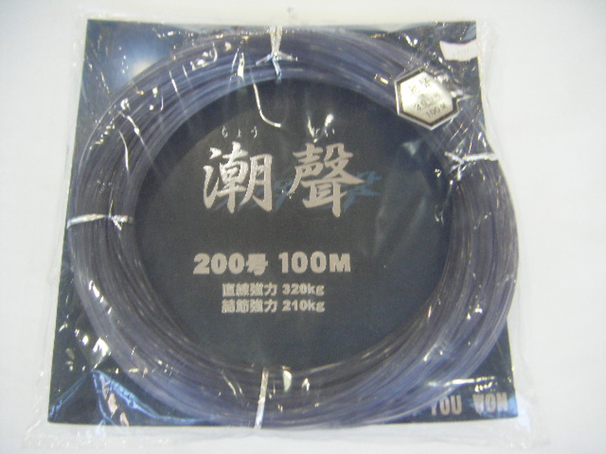 下田漁具 潮聲 ちょうせい 0号100ｍ リーダーライン 4 Bluewater