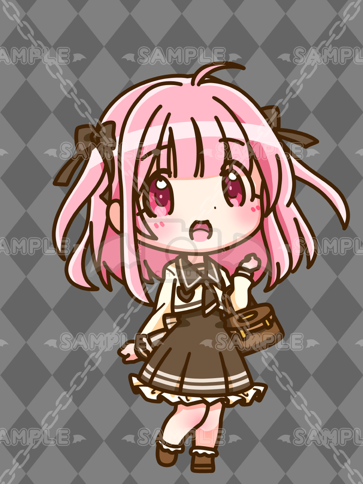 お嬢様学校制服ちゃん ショコラ 桃髪 Xl 中学2年生